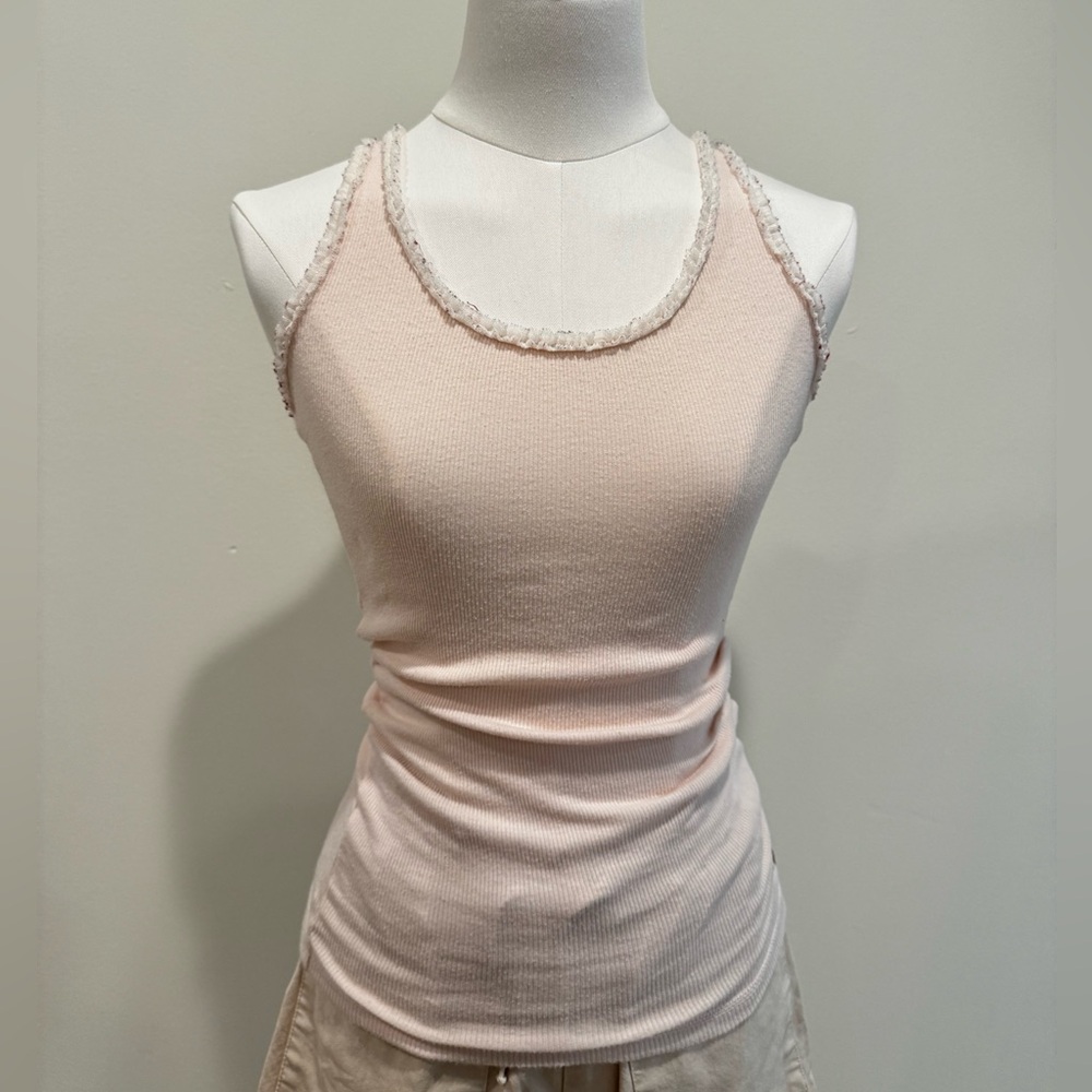 Hollister Blush Pink Long Tank Top